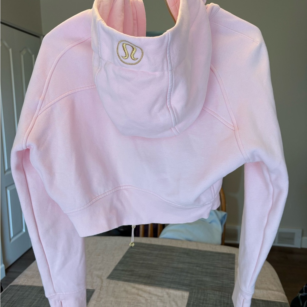 Lululemon athletica Soft Pink Cropped Full Zip Jacket Size 6 - Picture 3 of 4